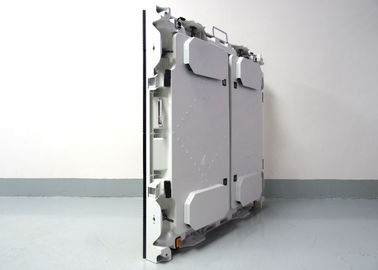 Farbenreicher LED Bildschirm P8 im Freien mit weißem Aluminiumkabinett