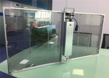 P3.91 - Farbenreicher LED transparenter Videoglasschirm P7.82 für Geschäfts-Fenster