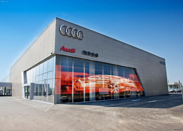 Transparente LED Platte der hohen Helligkeits-, transparenten Schirm 1R1G1B annoncierend LED