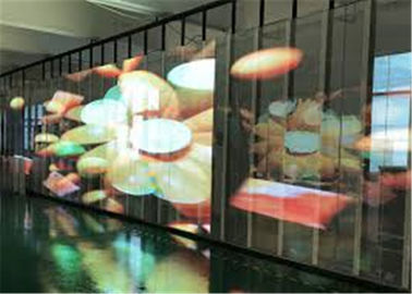 Vorhang-Schirm-extrem starker Wind-Tragfähigkeit P31.25 ultradünne transparente LED