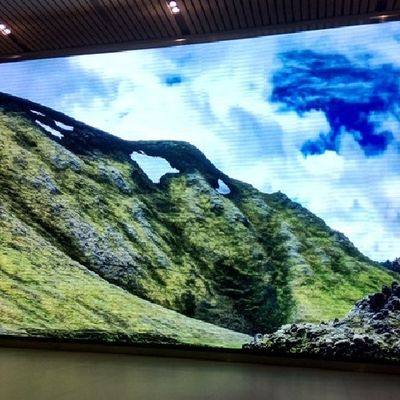 Medien-Video P7.62 farbenreiche LED-Innenanzeige mit 244*244mm Modul-Größe