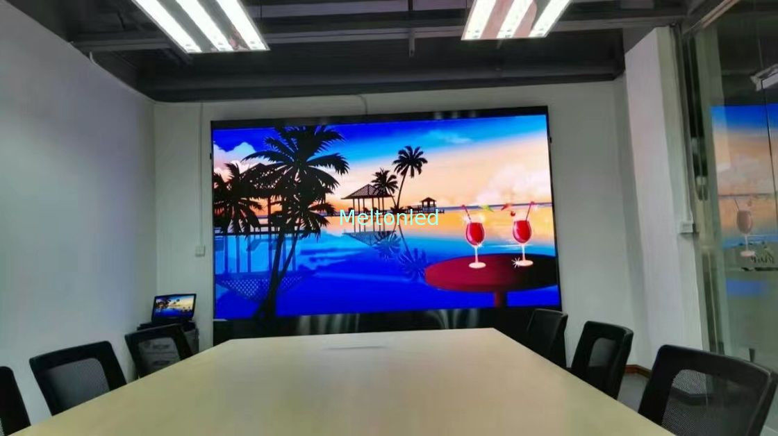 Gebogene farbenreiche LED Videodarstellung P3, Innen-LED-Videowand für Konferenz