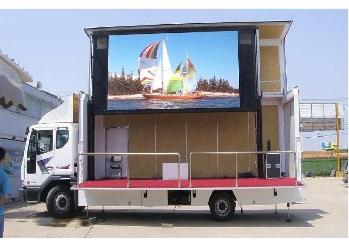 Werbung bewegliche Pixel-der konstanten gegenwärtigen Laufwerksart Anhänger LED-Anzeigen-P16